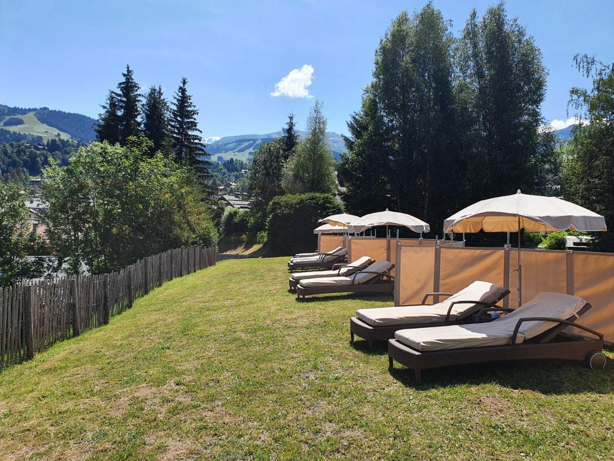 Le Chalet Blanc Megève Esterno foto