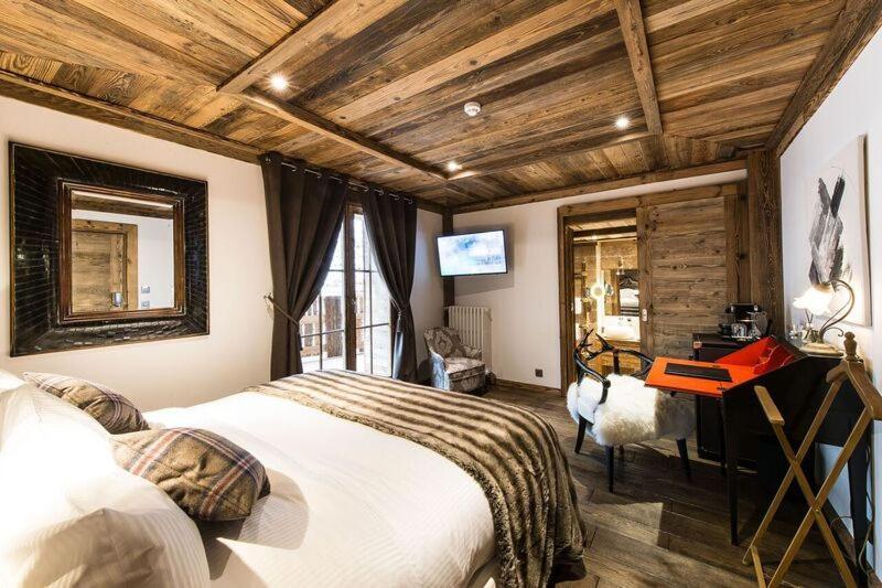 Le Chalet Blanc Megève Esterno foto