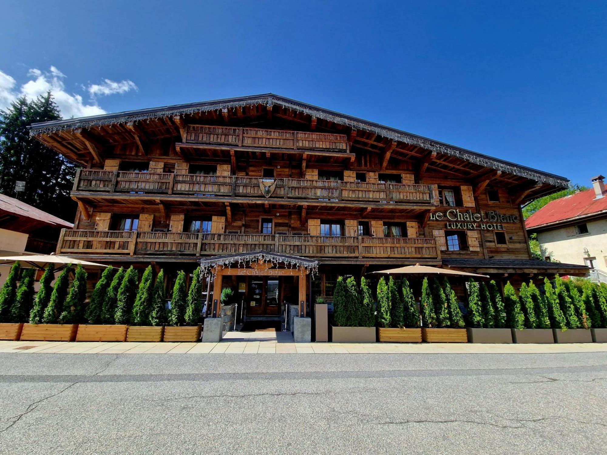 Le Chalet Blanc Megève Esterno foto