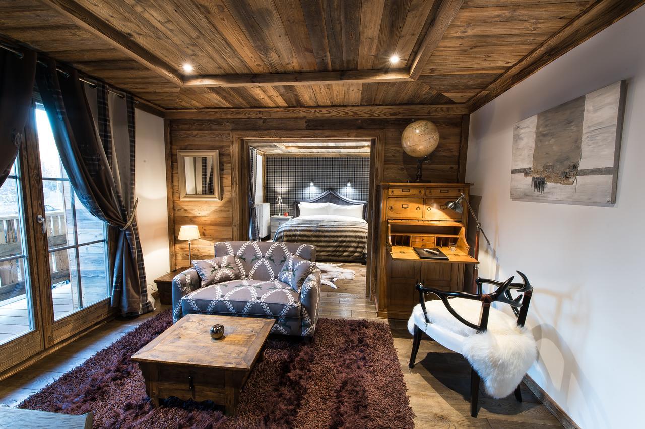 Le Chalet Blanc Megève Esterno foto
