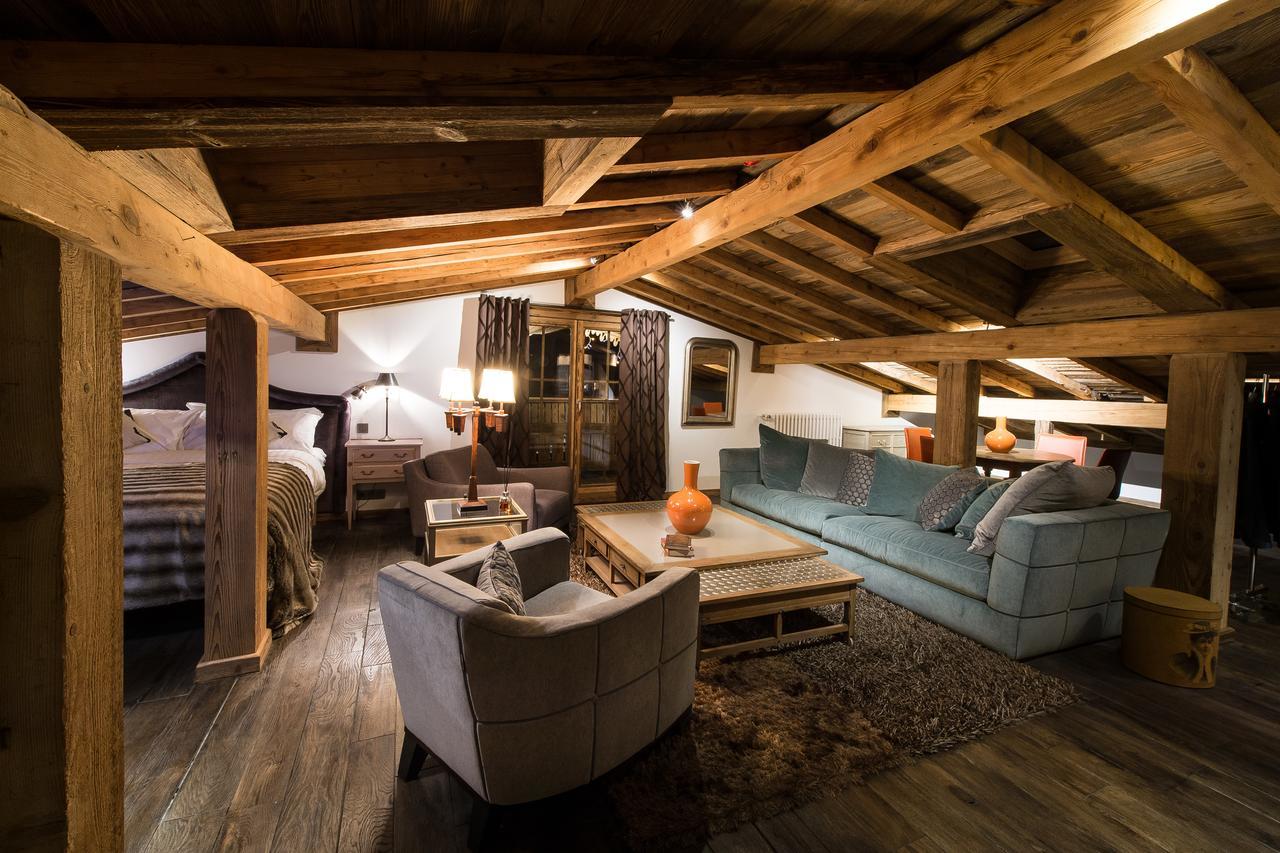 Le Chalet Blanc Megève Esterno foto